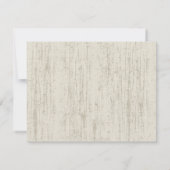 Liefde in de luchtballon bruiloft reactie RSVP kaartje (Achterkant)