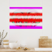 Liefde in de nevelkunst poster (Keuken)