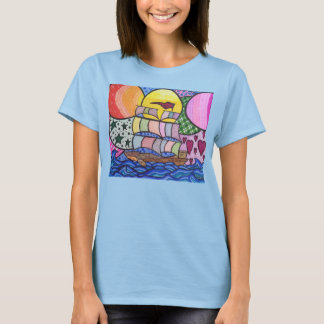 Liefde in de oceaan t-shirt