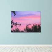 Liefde in de ochtend canvas afdruk (Insitu (Houten vloer))