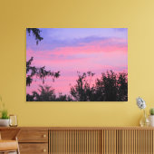 Liefde in de ochtend canvas afdruk (Insitu (Woonkamer))