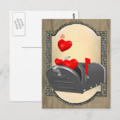 Liefde in de Post Briefkaart (Voorkant / Achterkant)