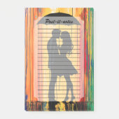 Liefde in de regenbogen post-it® notes (Voorkant)