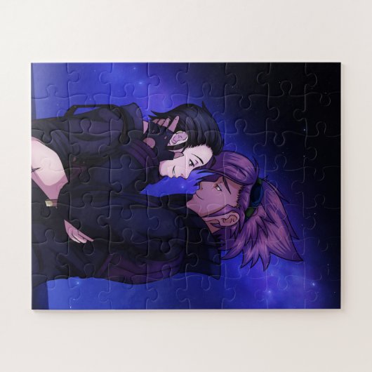 Liefde in de ruimte legpuzzel (Horizontaal)