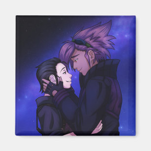 Liefde in de ruimte magneet