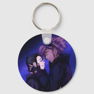 Liefde in de ruimte sleutelhanger