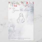 Liefde in de sneeuw Guess de jurk vrijgezellenfees (Voorkant)