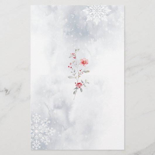 Liefde in de sneeuw over of onder vrijgezellenfees (Achterkant)