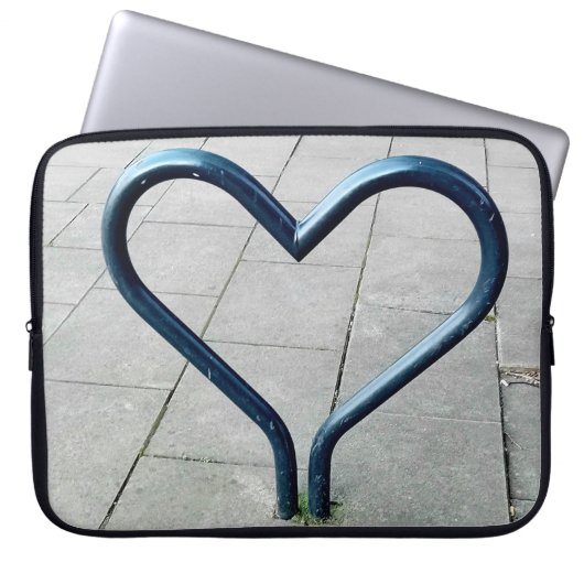 Liefde in de stad laptop sleeve (Voorkant)