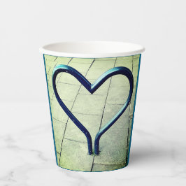 Liefde in de stad papieren bekers