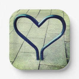 Liefde, in de stad papieren bordje