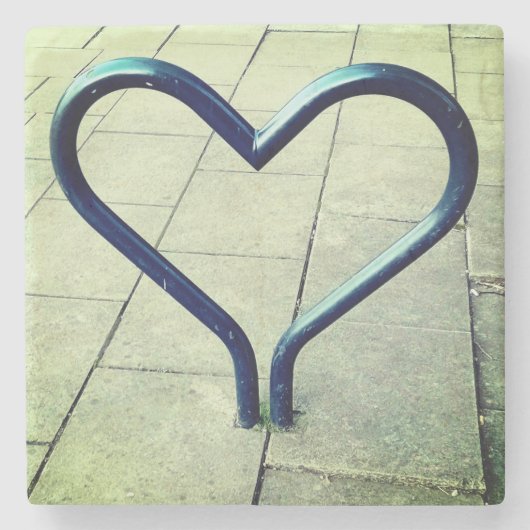 Liefde in de stad stenen onderzetter (Voorkant)