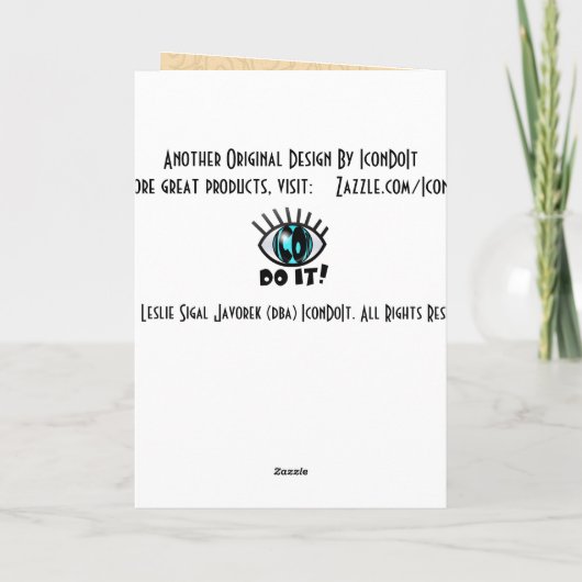 Liefde in de tekenkamer feestdagen kaart (Achterkant)