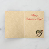 Liefde in de tekenkamer feestdagen kaart (Binnen)