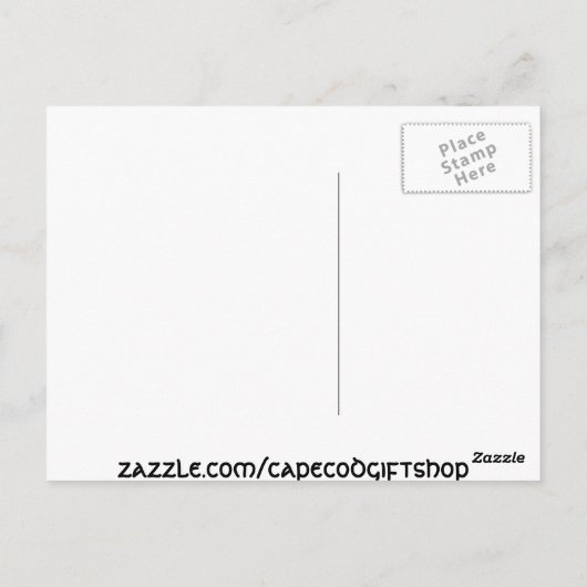 Liefde in de zand-postkaart briefkaart (Achterkant)