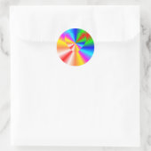 Liefde in Disguise Heart Ronde Sticker (Tas)