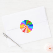 Liefde in Disguise Heart Ronde Sticker (Envelop)
