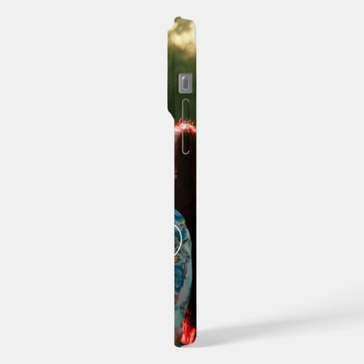 Liefde in een elegant script | Gepersonaliseerd fo iPhone Hoesje (Linkerkant)