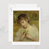 Liefde in een mist (olie op doek) briefkaart (Voorkant / Achterkant)