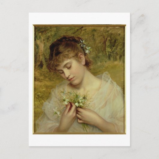 Liefde in een mist (olie op doek) briefkaart (Voorkant)