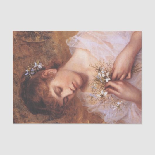 Liefde in een mist van Sophie Anderson Tissuepapier (Voorkant)