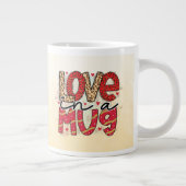 Liefde in een Mok Patroon Letters Valentijn (Rechts)