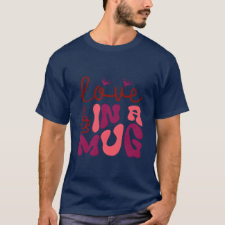 Liefde in een mok vintage t-shirt