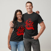 Liefde in een Shirt, Valentijn T-Shirt, ZFJ T-Shir T-shirt (Unisex)