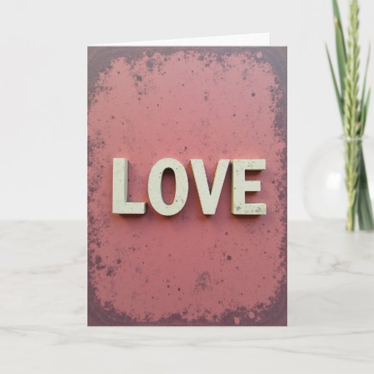 Liefde in een steentijdperkkaart kaart (Voorkant)