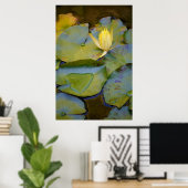 Liefde in een waterLily Poster (Thuiskantoor)
