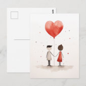 Liefde in eenvoud briefkaart (Voorkant / Achterkant)