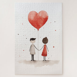 Liefde in eenvoud legpuzzel