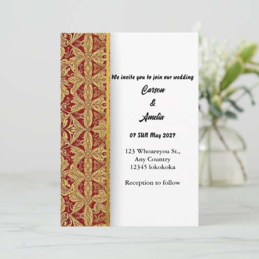 "Liefde in elk detail" Kaart (Staand voorkant)