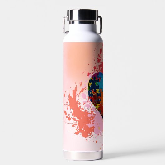 Liefde in elk stuk waterfles (Voorkant)