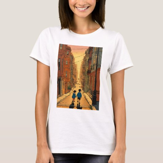 "Liefde in elke draad: omarm Romance met onze hij T-shirt (Voorkant)