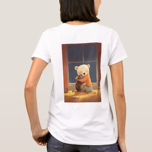 "Liefde in elke draad: omarm Romance met onze hij T-shirt (Achterkant)