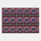 Liefde in elke hartslag inpakpapier vel (Voorkant 3)