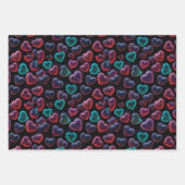 Liefde in elke hartslag inpakpapier vel (Voorkant 3)