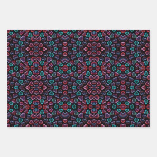 Liefde in elke hartslag inpakpapier vel (Voorkant 2)