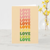 Liefde in elke kleur kaart (Gele Bloem)