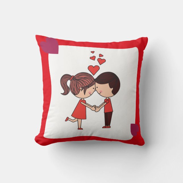 Liefde in elke knuffel kussen (Voorkant)