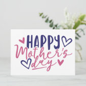 Liefde in elke letter feestdagenkaart (Staand voorkant)