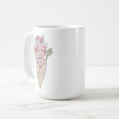 Liefde in elke taal bloem bundel koffiemok (Voorkant links)