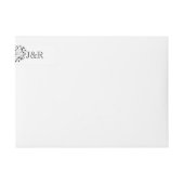 Liefde in elke taal Bruiloft Wrap Around Label (Voorkant)