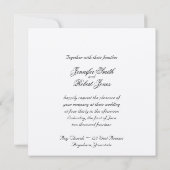 Liefde in elke taal in de uitnodiging voor een Bla (Achterkant)