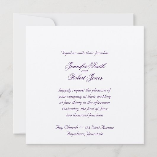 Liefde in elke taal tijdens de uitnodiging voor Pa (Achterkant)