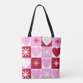 Liefde in elke vierkante Canvas tas (Achterkant)