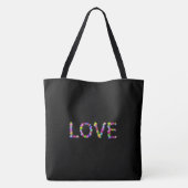 Liefde in elke vorm | Inspirerend Tote Bag (Achterkant)