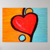 liefde in evenwicht | Afdruk Poster (Voorkant)