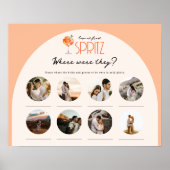Liefde in First Spritz Waar waren ze? | Liggend Poster (Voorkant)